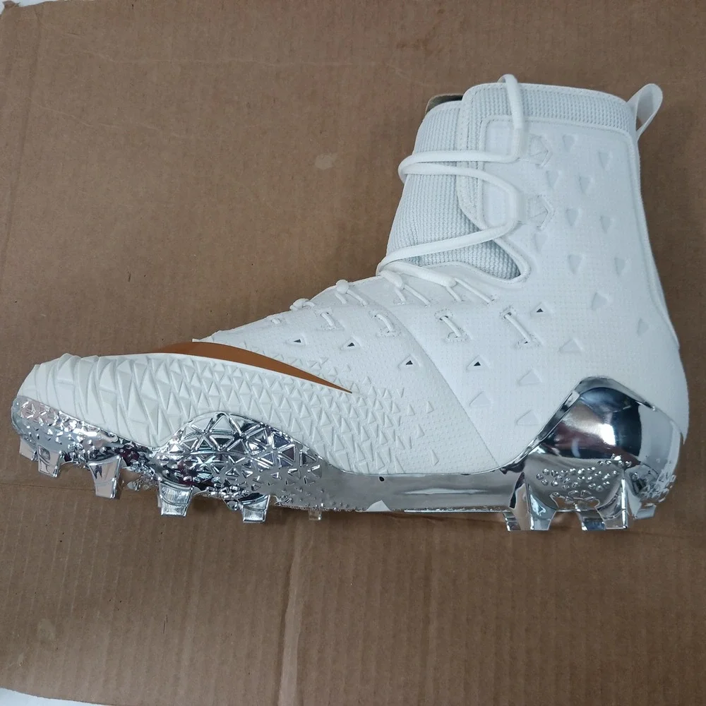 Nike Alpha Menace Elite Texas Longhorns White Burnt Orange‎ Cleats Mens 15